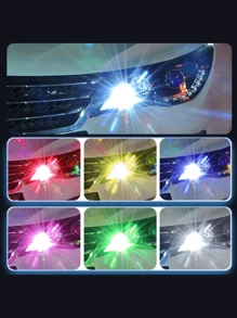 Kit 10 LED Bulb Pingo T10 Car Various Colors 9mm 23mm 0.36W-COB Current 0.03A - DC12V - Màu xanh nhạt - Xem 2