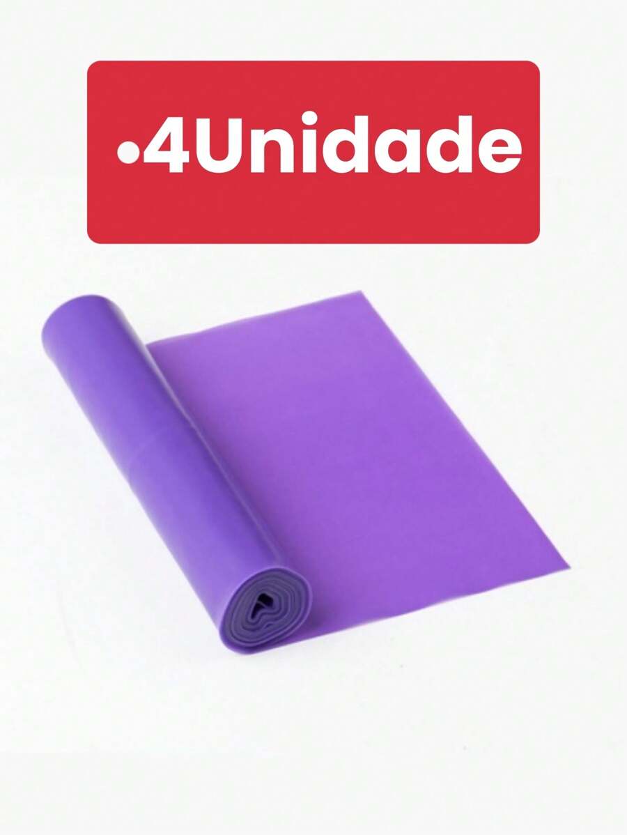 4 Pcs Thera Mini Band Elastic Band For Functionalism Exercises Promotion - 紫色 - 查看 1