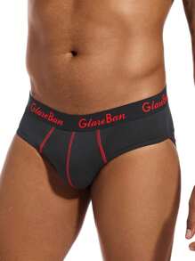 5 piezas Ropa interior sexy de marca para hombres, calzoncillos de poliéster, estilo de moda, cómodo, transpirable, pantis, calzoncillos, slips, suspensor brasileño, suave, de moda