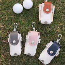 1pc Portable Outdoor Golf Storage Bag, Waist Bag Style Golf Bag, Golf Balls And Tee Not Included