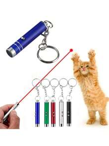 1 件随机猫玩具，宠物训练玩具，互动猫玩具，用于猫追逐和玩耍