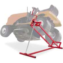 Lawn Tractor Lifting Device, Lawn Mower Lift 400 Kg, Tipping Device Ride-On Mower, Telescopic Garden Lawn Mower Jack Lifter, 11.5-77cm Continuously Adjustable, Red - 紅色 - 查看 2