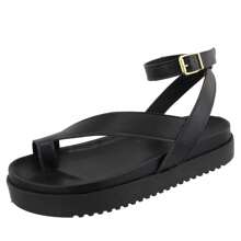 Women's Gladiator Toe Platform Sandal Launch 2025 - màu đen - Xem 1