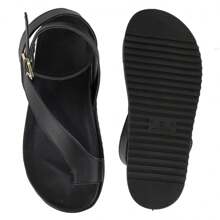 Women's Gladiator Toe Platform Sandal Launch 2025 - màu đen - Xem 4