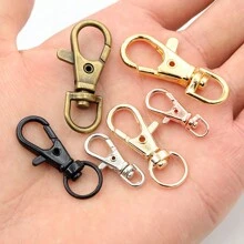 20-50 buah Kait Jepit Lobster Logam Aksesoris Pembuatan Perhiasan DIY untuk Gantungan Kunci, Kalung, Gelang - Jepit lobster - View 2