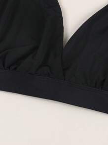 3 件套女士性感薄款柔软舒适透气日常文胸套装，内衣