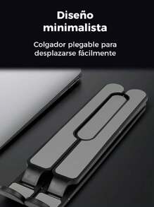 Soporte Ergonómico para Computadora Portátil: Mejora tu Postura y Comodidad con un Diseño Ajustable y Portátil-Soporte Elevador para Laptop: Solución Compacta y Ajustable para un Espacio de Trabajo Más Cómodo y Saludable