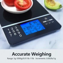 Nutrition Food Scale, Digital Food Scale For Weight Loss,Calorie Counting Scale, Meal Prep Scale, And Weight Loss Scale(Batteries Not Included)