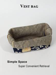 حقيبة كروشيه زهرية قابلة للطي خفيفة الوزن، حقيبة كتف، أنيقة وعصرية بأسلوب بوهيمي للنساء ل- الكلية/العطلات