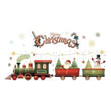1 miếng dán cửa sổ hình ông già Noel, người tuyết, ông già Noel, người tuyết, trẻ em, trẻ sơ sinh, trẻ em, người lớn kích thước 40cm*20cm - Nhiều màu - Xem 9