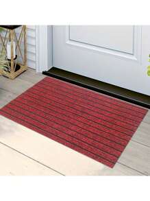 1pc Simple Striped Entrance Door Mat, Indoor Doormat