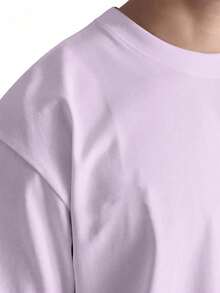 Climbing Bear Basic T-Shirt 100% Cotton Shirt GPJ1 - 中紫紅色 - 查看 3