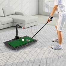 WANLECY Golf Swing & Hitting Trainer Height Adjustable Golf Swing Practice Training Aid - 彩色 - 查看 11