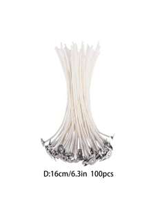 100 件 8 厘米蜡烛芯，2.6/8/10/12/16/18/20 厘米，蜡烛制作套装，房间装饰，