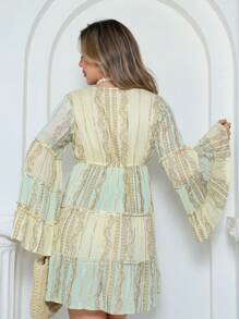 Short Luiza Dress - 青檸色 - 查看 2