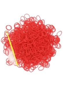 12730 Stück Gummi-Bänder Nachfüllset in 26 Farben mit 500 Clips, 6 Haken, Premium Armband-Herstellungs-Set zum Weben, DIY-Basteln, Geschenk für Sommer, Schule