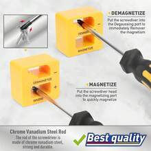 43pcs Chrome Vanadium Steel Magnetic Screwdrivers Set With Case, Slotted Phillips Hex Torx Bits Precision Screwdriver Rod Set Professional Durable Repair Tools Kit - Multicolor - View 5