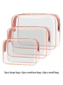 4/3/2/1件装 S/M/L 时尚简约男女通用化妆包，防水透明化妆袋，容量1夸脱，男女皆宜，可携带登机，是旅行化妆收纳的理想之选。透明设计，方便携带，是馈赠佳品。拉链设计，方便收纳美甲、化妆包、化妆袋、化妆包、化妆包、化妆包、化妆包、化妆包、化妆包、小化妆包、化妆包、圣诞礼物、小袋子、礼品袋/小手提包、化妆品收纳包、迷你化妆包、大容量化妆包、圣诞礼物、女士礼物创意。