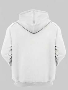White Cold Blouse New York Kangaroo Sweatshirt Fashion Tumblr Unisex Women And Men Flannel Hooded Coat - 白色 - 查看 2