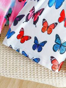 Tween Girl 3pcs/Set Stylish & Casual Allover Flowers/Dessert Cami For Spring & Summer - Multicolor - View 5