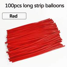 100 个/包长气球，厚乳胶造型气球适合扭曲动物气球、婚礼、生日、节日派对装饰、房间装饰、婚礼装饰、生日装饰、新娘送礼会、圣诞装饰、圣诞节 - 白色 - 查看 12