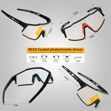 Gafas de ciclismo fotocromáticas ROJAS KAPVOE, gafas de sol transparentes para bicicleta de montaña con transición, para hombres y mujeres