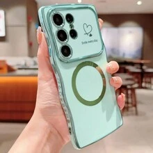1 个 TPU 玫瑰金双心波浪手机壳带支架适用于 Apple iPhone 11/12/13/14/15/16 Pro/Pro Max、S22、S23、S24、Ultra、A14、A15、A24、A25、A34、A35、A54、A55 - 綠色 - 查看 8