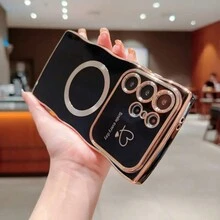 1 个 TPU 玫瑰金双心波浪手机壳带支架适用于 Apple iPhone 11/12/13/14/15/16 Pro/Pro Max、S22、S23、S24、Ultra、A14、A15、A24、A25、A34、A35、A54、A55 - 綠色 - 查看 7