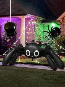 Globos de decoración de Halloween de aluminio con diseños de fantasmas, arañas, casas embrujadas, calaveras, brujas y Navidad - Multicolor - Ver 6