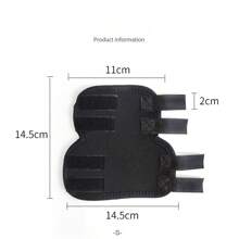 1 Pair Pet Knee Pads, Dog Leg Protector, Injury Protection Adjustable Wrap (2pcs) - Black - View 5