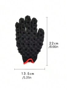 1 pièce Brosse à cheveux ondulée double face, outil de coiffure à éponge bouclante. Brosse à éponge pour cheveux afro ondulés pour hommes, accessoires de coiffure pour hommes, accessoires de camping - Rouge - Voir 6