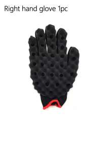 1 pièce Brosse à cheveux ondulée double face, outil de coiffure à éponge bouclante. Brosse à éponge pour cheveux afro ondulés pour hommes, accessoires de coiffure pour hommes, accessoires de camping - Rouge - Voir 4