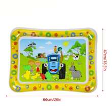 1 件充气俯卧时间优质水垫，婴幼儿完美趣味游戏活动中心，刺激宝宝成长的复活节礼物，婴儿洗澡婴儿洗澡装饰圣诞节复活节万圣节礼物男婴玩具