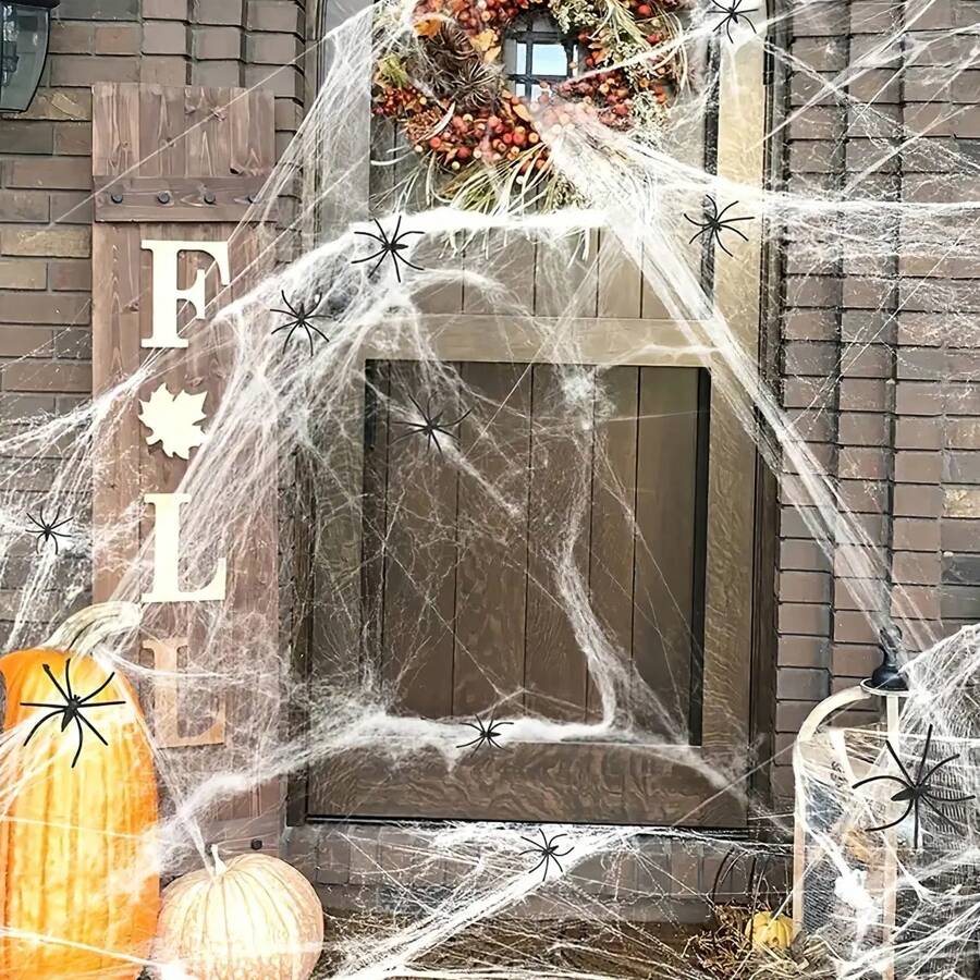 Set De 35 Piezas De Decoración Para Tartas De Arañas Y Telarañas – Incluye Bolas, Telarañas Y Adornos, Ideal Para Cumpleaños, Halloween Y Fiestas Temáticas