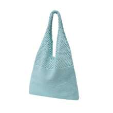 Beach Tote Bag Crochet Bags For Women - Summer Knit Bags - Light Brown - View 6