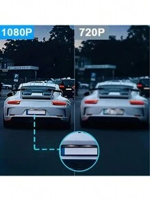 ZKCAMSPY Car Dash Cam 1080P Front Cabin And Rear Car DVR Camera 4" Video Recorder Night Vison G-Sensor Loop Recording 24h Parking Monitor - Black - View 3