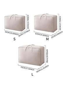 Túi đựng quần áo bằng vải không dệt chống thấm nước và chống ẩm cho gia đình, du lịch và chuyển trường Đồ dùng học tập trở lại trường Đồ dùng ký túc xá thiết yếu Túi chần bông Trang trí Trang trí mùa thu Trang trí lễ hội Trang trí phòng Trang trí nhà Trang trí mùa thu Trang trí phòng ngủ - Xám - Xem 2