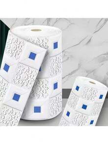 70厘米x2米 3D砖墙贴纸 DIY自粘装饰泡沫防水墙面覆盖墙纸 适用于电视背景儿童客厅 - 彩色 - 查看 19