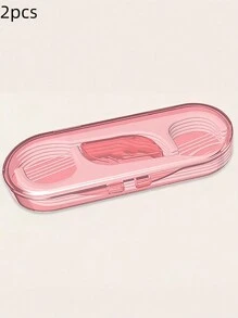 2pcs Portable Dental Floss Picks Storage Box For Outdoor Travel, Mini Disposable Teeth Cleaning Flat Wire Flosser With Toothpick Holder(Random Style) - Multicolor - View 8
