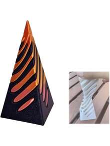 1pc Spiral Cone Fidget Toy, Spiral Cone, Impossible Cone, 3D Printed Spiral Cone, Spiral Fidget Toy, Perfect For Stress And Anxiety Relaxing - Multicolor - View 12