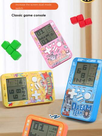 New 4.1 Inch Large Screen Retro Brick Game Console, Classic Handheld Game Player Office Game,Nds Game,Electronic Pet Game