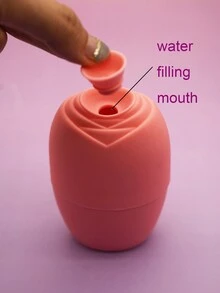 1pc Reusable Ice Ball Massage Roller, Physical Cooling To Reduce Swelling, Shaping, Sunburn Repair, Facial Lifting Massage Tool, Rose Ice Mold Massage, Ice Cube Tray For Facial Care - Multicolor - View 5