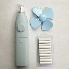 1 件快速擦除电动素描橡皮擦 - 适用于便携式艺术工具、艺术家和学生（不含电池）（部分配件颜色随机）