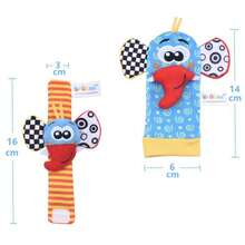 Juego de calcetines con cascabel y peluche de león para bebé, juguete didáctico para bebés (algunas piezas pequeñas son aleatorias debido a diferentes lotes de producción) - Multicolor - Ver 6