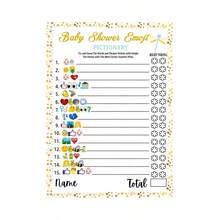 Juegos de ducha - Juego de preguntas con imágenes divertidas, juego de fiesta de ducha creativo y neutro en cuanto al género, juego favorito para adultos en actividades de ducha - Multicolor - Ver 8