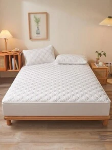 1 tấm bảo vệ nệm chống thấm nước, mềm mại và thoáng khí, chống bọ ve, chống thấm nước và chống bụi, thích hợp cho phòng ngủ, phòng khách và ký túc xá, phù hợp với giường đơn, đôi, cỡ Queen, cỡ King, có thể giặt máy, tấm phủ nệm chống thấm nước. - trắng - Xem 7