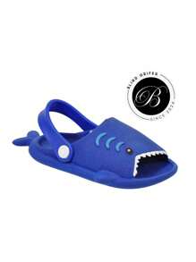 Baby Slippers Bebe Tubarão Sandal Girl And Boy Sandal Lightweight Soft Eva Non-Slip Baby Shar Slipper - 寶藍色 - 查看 7