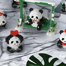 1 Kreative Panda Block - 2-in-1 Spielblock - Geschenk für Feiertage und Geburtstage - Dekoration für den Bürotisch, stressabbauendes Spielzeug - Bürodekoration, Geschenk zu Halloween, Thanksgiving, Weihnachten - Universelles Partygeschenk für Männer und Frauen - Verschiedenfarbig - Übersicht 8