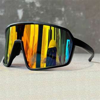 Long Keeper 1pc Unisex Large Frame Fashion Sports Cycling Protective Sports Glasses Beach Accessories For Women Glasses Shades