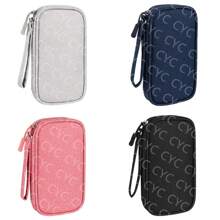 Multifunctional Digital Accessories Storage Bag With Lanyard (Navy Blue) - Hồng - Xem 3